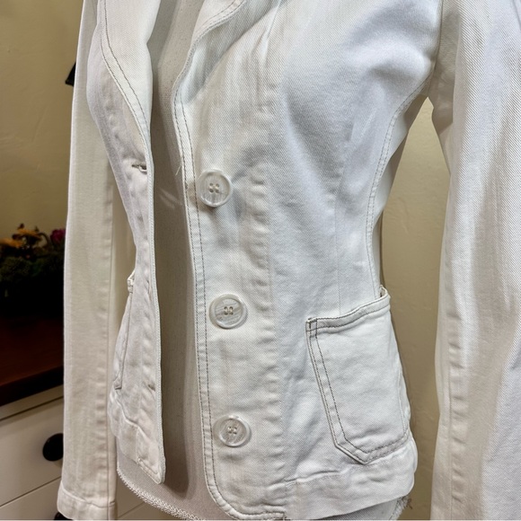 Juicy Couture White Jean Jacket - Picture 2 of 9